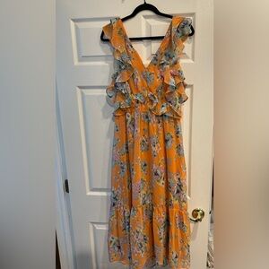 LC by Lauren Conrad Floral Midi Dress